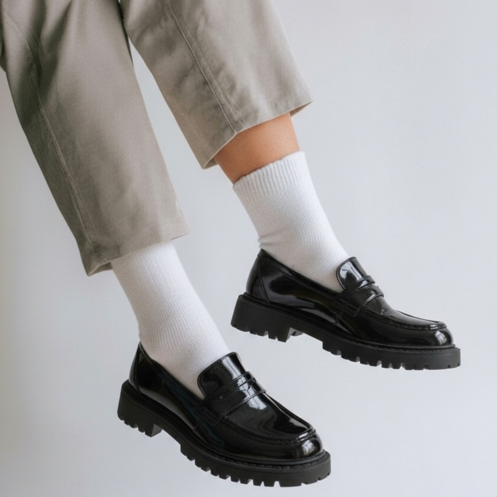 Aldo Black Loafers 9